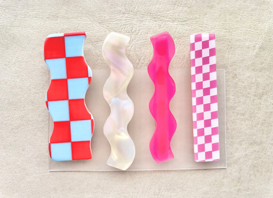 Wave Hair Pins ( 4 piece set ) | URU PRODUCT&DE