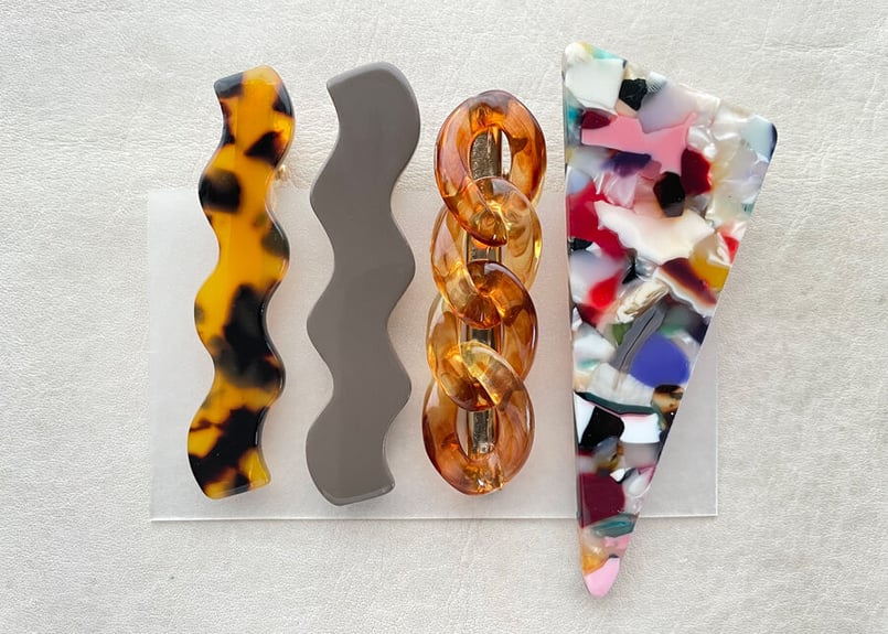 Wave Hair Pins ( 4 piece set ) | URU PRODUCT&DE