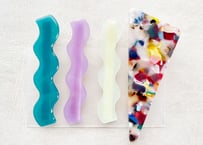 Wave Hair Pins ( 4 piece set ) O