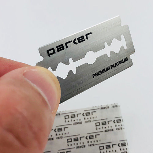 両刃カミソリ用替刃 5pcs PARKER SAFETY RAZOR(パーカー)製 / ポスト