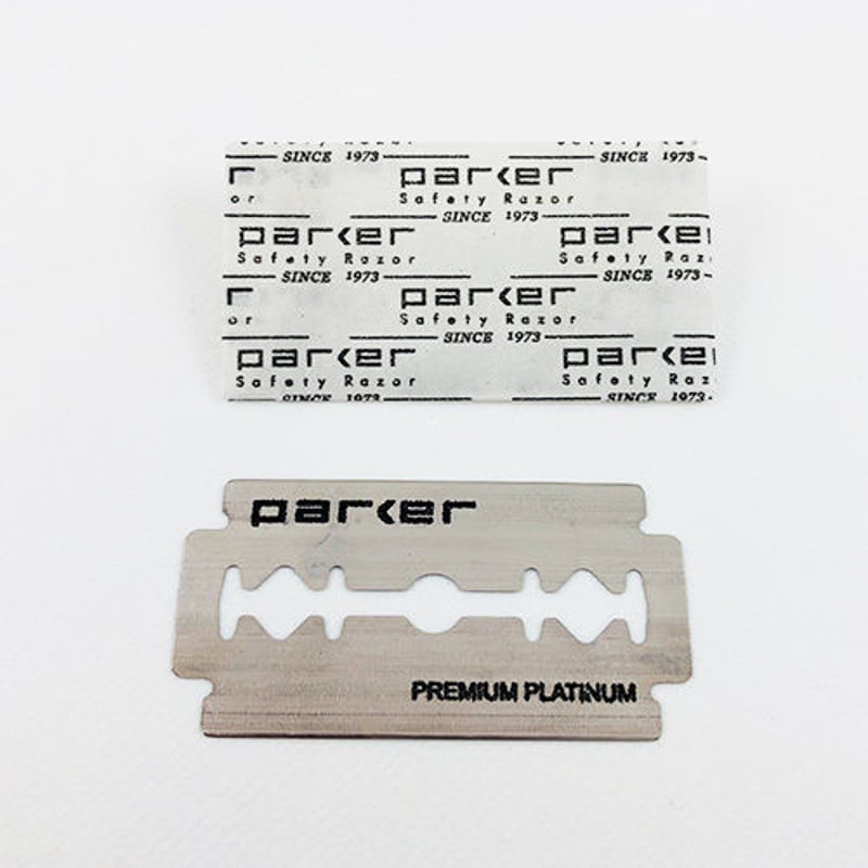 両刃カミソリ用替刃 5pcs PARKER SAFETY RAZOR(パーカー)製 / ポスト