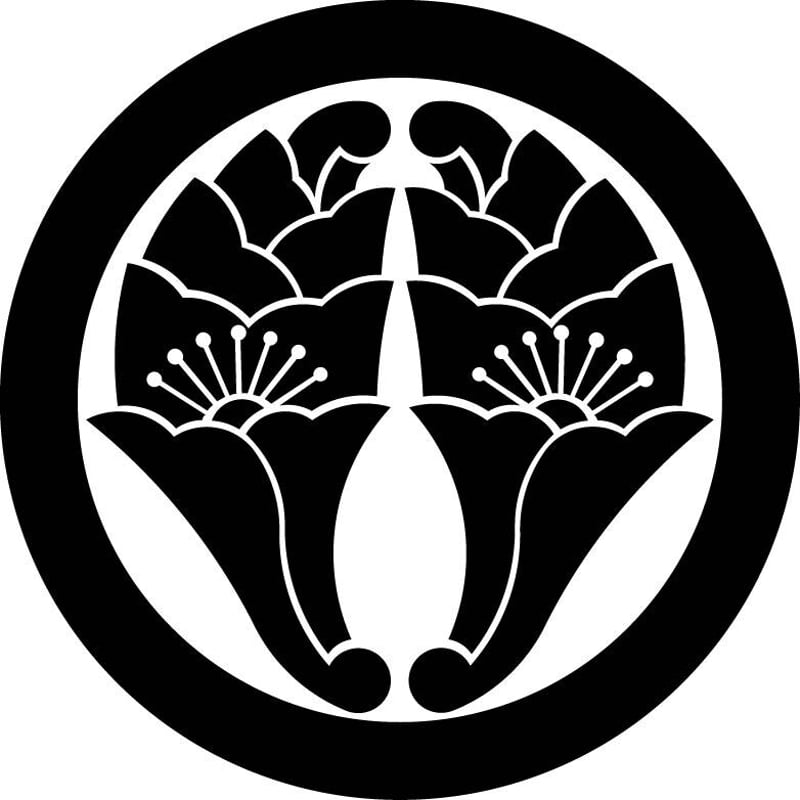 き 134 丸に抱き花杏葉 | 株式会社オゼキ 家紋見本帳