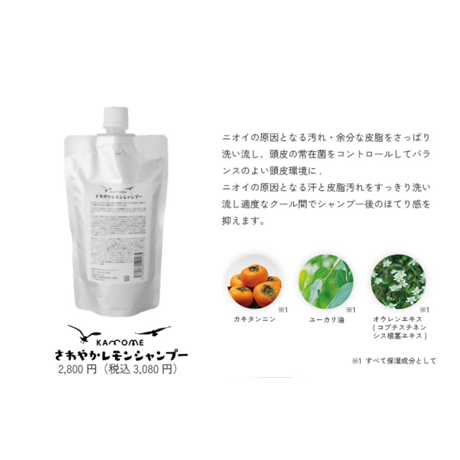KAMOME さわやかレモンシャンプートリートメントセット 300g［送料無料］