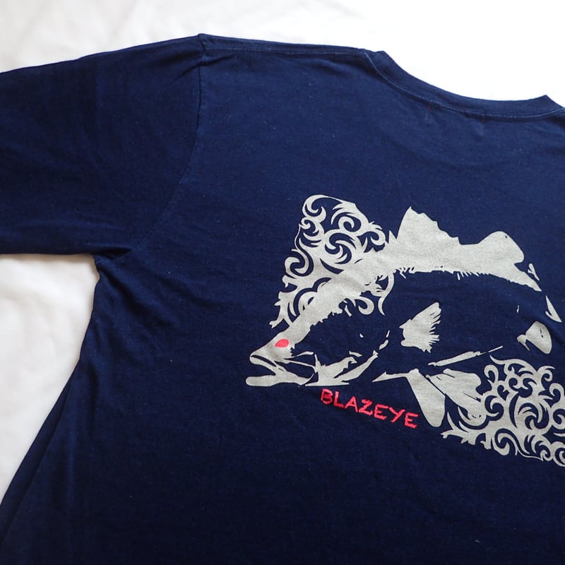 インディゴ Tシャツ みのうお 【受注生産】 | BLAZEYE OFFICIAL STORE