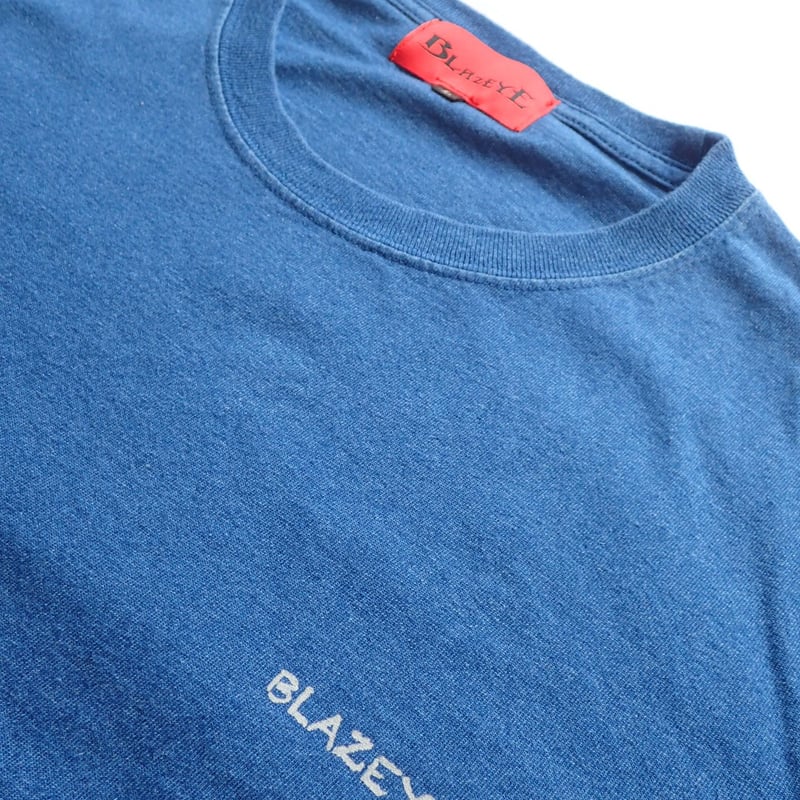 インディゴ Tシャツ みのうお 【受注生産】 | BLAZEYE OFFICIAL