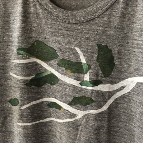 シルクスクリーンプリント　Tシャツ(branch)