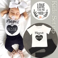 ▷◁ ベビー キッズ ハートmamaBESTLE 半袖 上下セットアップ▷◁