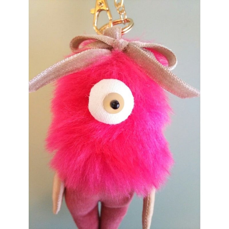 もけもけストラップ（ピンク） | grandjete