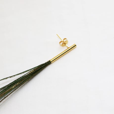 feather Earring クジャクロング