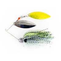 ワオ！さらに低重心！隠されたウェイト！【Nichols Elite Lo-Pro Spinnerbaitニコルス 「エリート・ロープロ」1/2oz ダブルウィロー】Bombshell Shad