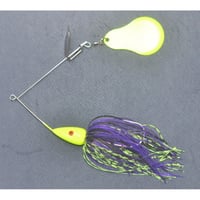 秘密のビッグブレードスピナーベイト！ぜひ一度お試しあれ！【フィッシングエルモ・オリジナル「Revolver Calabash リボルバーカラバッシュⅡ」・スピナーベイト3/4oz】パープルCシャッド