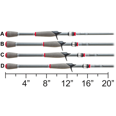 間違いのないベストセラー！【2018年SUPER NEW！ど定番「クランキンスティック  Crankin' Stick Split-Grip EVA Casting Rod 】66M