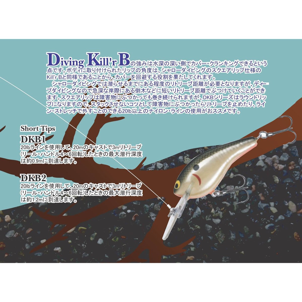 ど定番！一段深いカバークランキングに！【バグリー バルサ製