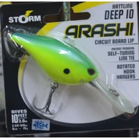 最高のクランクベイトのひとつです！USトッププロのブランドン・パラニューク監修！【ストーム アラシ ラトリンディープ STORM ARASHI RATTLING DEEP 10】カラー872