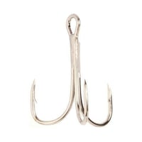 MADE IN USA! Special Offer! 【イーグルクロー トレブルフック ニッケル 10本入   Eagle Claw  Nickel Treble Hook】サイズ#1/0