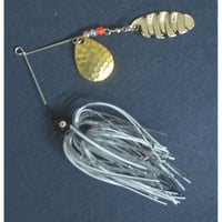 困った時にお使いください！The DOLLAR SPINNERBAIT!【フィッシングエルモ・オリジナルスピナーベイト 「リップル DOLLARベイト」1/4ozCR34HG 】スモーキージョー