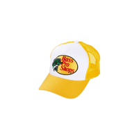 さあ釣りに出かけよう！ど定番！【Bassproshops  バスプロショップ　刺繍ロゴ メッシュキャップ　Embroidered Logo Mesh Caps 】カラーYELLOW