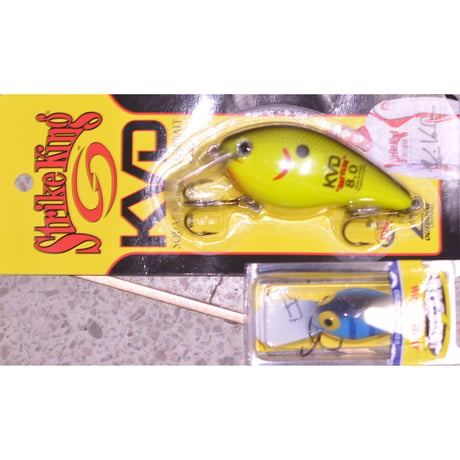 【ラトリンモデルはバスプロショップス社とのコラボ限定品！】ストライキングKVD8.0スクエアビル ラトリン クランクベイト　カラー　チャートパーチ