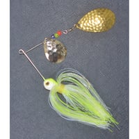 全米プロの秘密！The DOLLAR SPINNERBAIT!【フィッシングエルモ・オリジナルスピナーベイト ビルローウェン DOLLARベイト3/8oz LOW CI356HXH】パールチャートF