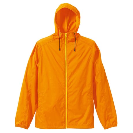 Blaze a trail ! クロアチアンデザイナー謹製【Fishing Elmoオリジナル「The Art of Angling」ナイロンパーカシェル  Blaze Orangeカラー】サイズＸＬ