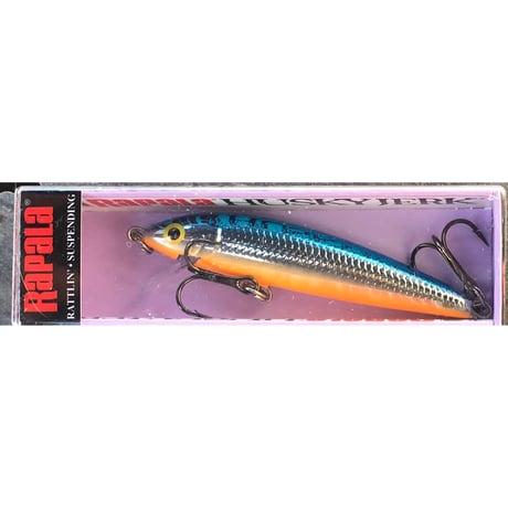 復活！ラパラ史上、最もバランスに優れた最高傑作！【ラパラ ハスキージャーク8cm】1/4oz 6g HJ-8 カラーSB Silver Blue