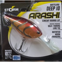 最高のクランクベイトのひとつです！USトッププロのブランドン・パラニューク監修！【ストーム アラシ ラトリンディープ STORM ARASHI RATTLING DEEP 10】カラー868