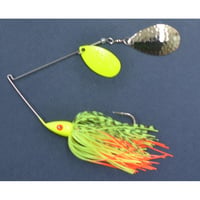 BASSクラシック3年連続のウィナーベイト！日本市場で皆無！ダブルインディアナは必須！不可欠！【フィッシングエルモ・オリジナルスピナーベイト「ダブルインディアナ 1/2oz」】キッカーチャートパーチ