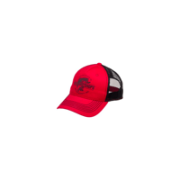 さあ釣りに出かけよう！ど定番！【Bassproshops  バスプロショップ　エスタブリッシュド・ メッシュキャップ　 Established Mesh Back Cap】カラーRED/BLACK