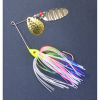 困った時にお使いください！The DOLLAR SPINNERBAIT!【フィッシングエルモ・オリジナルスピナーベイト 「リップル DOLLARベイト」1/4ozCR34HG 】ピンクホワイトCBF