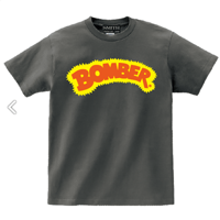 昔のボーマーロゴ！次回生産は未定！スミス社限定生産！【Bomber Tshirt 　ボーマーTシャツ】M　チャコール