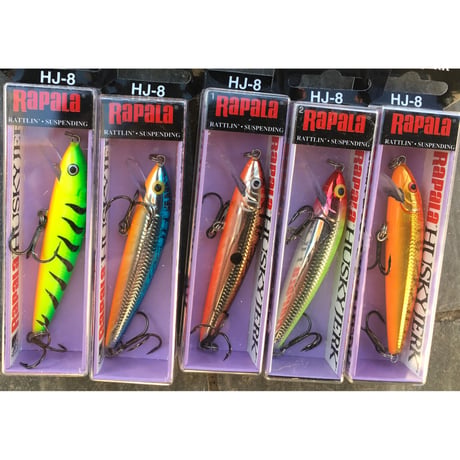 復活！ラパラ史上、最もバランスに優れた最高傑作！【ラパラ ハスキージャーク8cm】1/4oz 6g HJ-8 カラーCLN