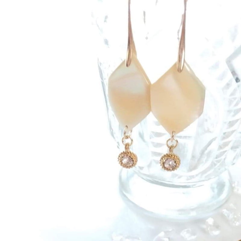大人カッコイイ 六角形 ピアス | Luminous.Lien