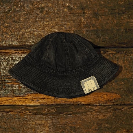 THE H.W.DOG&CO. / Vintage Denim Fatigue Hat "Black"