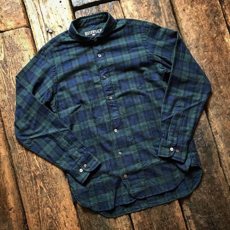 【ORCIVAL×HAVERSACK】RC3421 HSC BY 起毛ビエラチェック長袖シャツ ORCIVAL×HAVERSACK [オーチバル×ハバーサック] HAVERSACK 起毛ビエラ