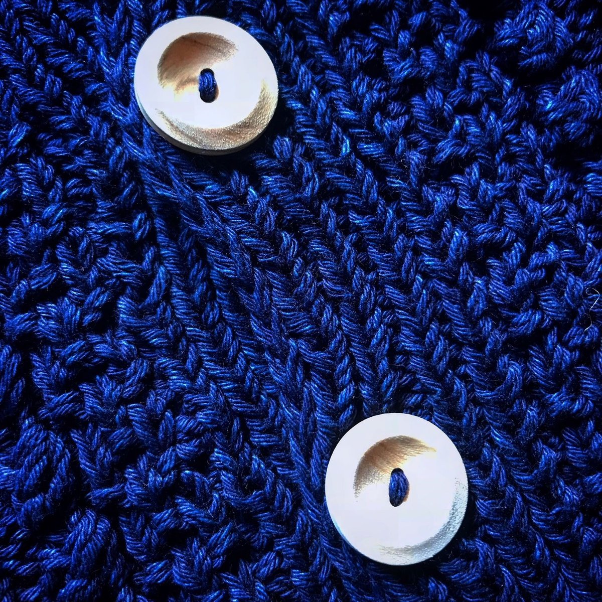 INVERALLAN / 4A GOLFER CARDIGAN INDIGO COTTON INVERALLAN / 4A GOLFER CARDIGAN INDIGO COTTON