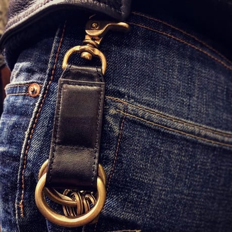BACK DROP Leathaers / KEY RING