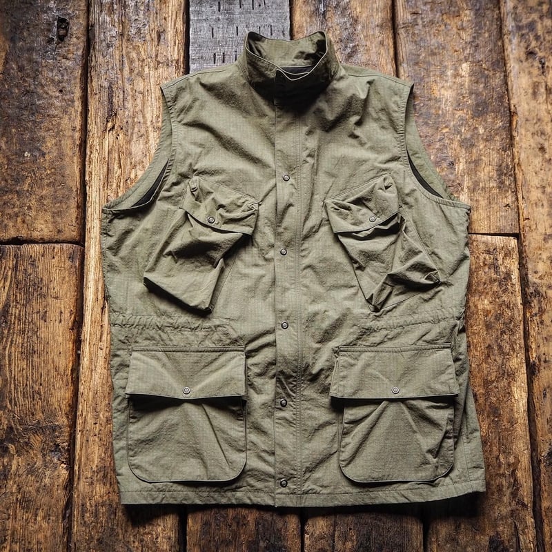 sassafrasLandscaper Vestコットンリップストップ