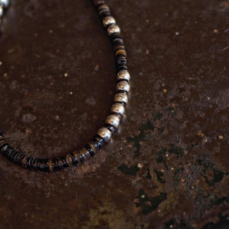 DUCK TAIL ／Heishi Beads Necklace "Type-D"
