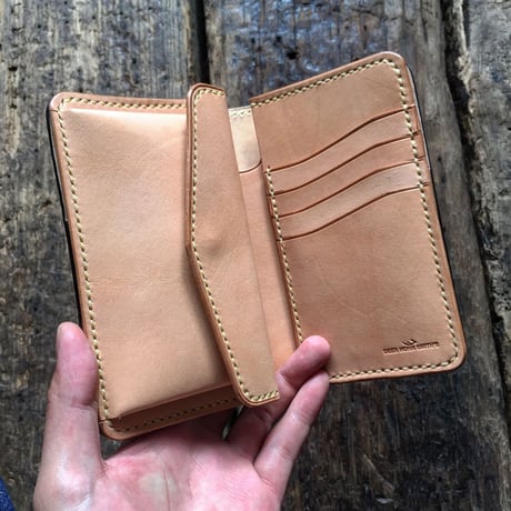 DEER HORN SMITHS / レザーミドルウォレット(限定本藍染)