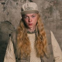 THE.H.W.DOG & CO. / TRUCKER CAP -BEIGE-