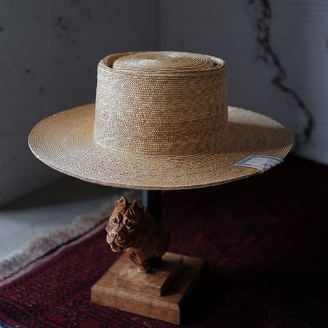THE H.W.DOG&CO / WHITE PORK PIE HAT