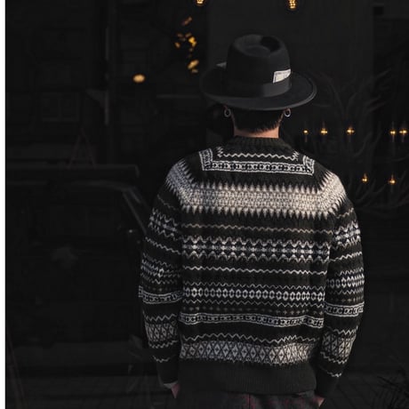 Barbour ／ Hase Fairisle Crew Neck Sweater