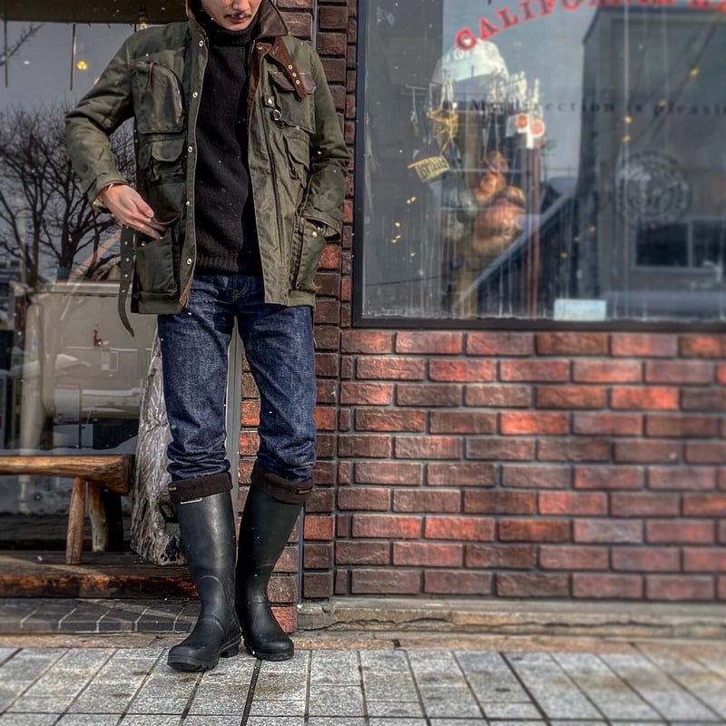 BiburyCourt／WAXED COTTON FIELD JACKET -Sand Bei