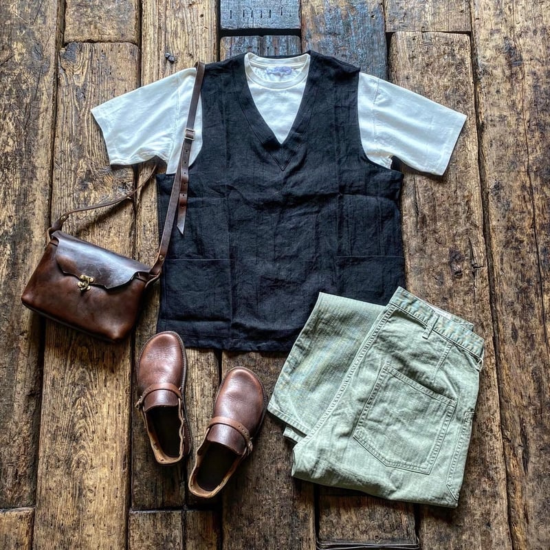 HAVERSACK / リネンビエラベスト | CALIFORNIA HARVEST ONL