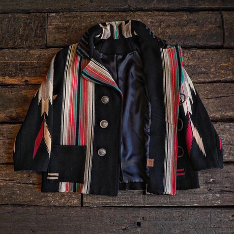 Earth spirit Original  / CHIMAYO RUG JACKET (30's Vintage Rug)