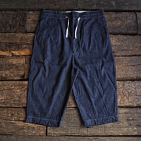 HAVERSACK ／ Selvedge Denim High Waist Cropped Wide Pants
