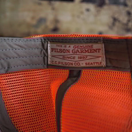 FILSON／LOGGER MESH CAP -Orange-