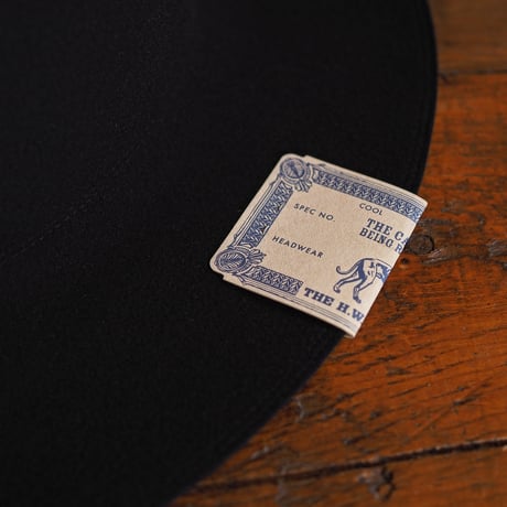 THE H.W.DOG&CO. / TRAVELERS RABBIT HAT "BLACK"