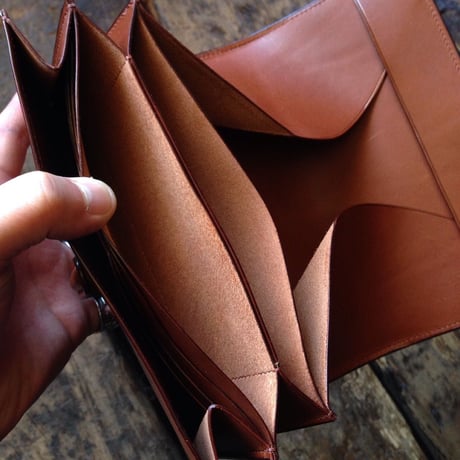 CALIFORNIA HARVEST / LONG WALLET (MARRON)