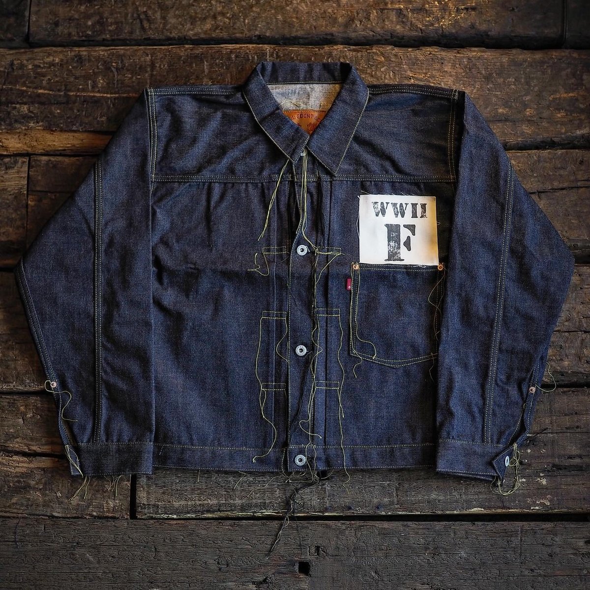 FULLCOUNT / WWII Model Brown Cotton Denim Jacke